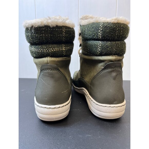 Aetrex Womens Boots Size 7.5 Jodie Faux Fur Lined Leather Winter Snow - Picture 6 of 9